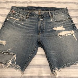 Men’s denim shorts